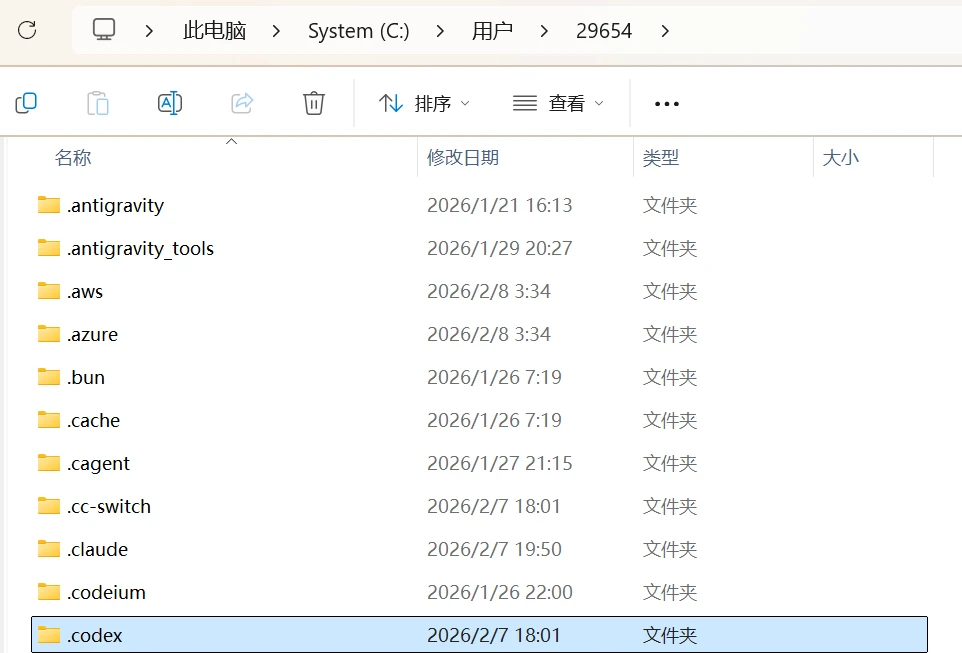 定位配置目录